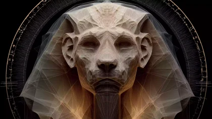 斯芬克斯 棕黄狮身人面