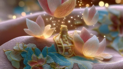 孝治天下斑衣娱亲 丝绸孝字