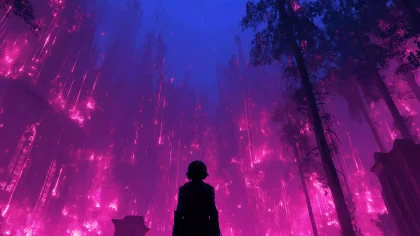 贞德圣焰的光纤投影