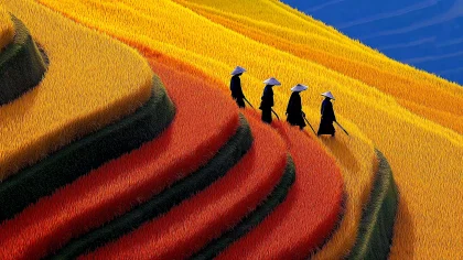 苗族-稻谷丰收・金穗满地