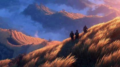 苗族・稻谷丰收・金穗满地