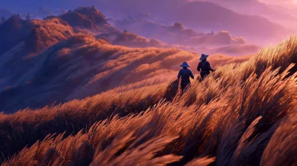 苗族・稻谷丰收・金穗满地