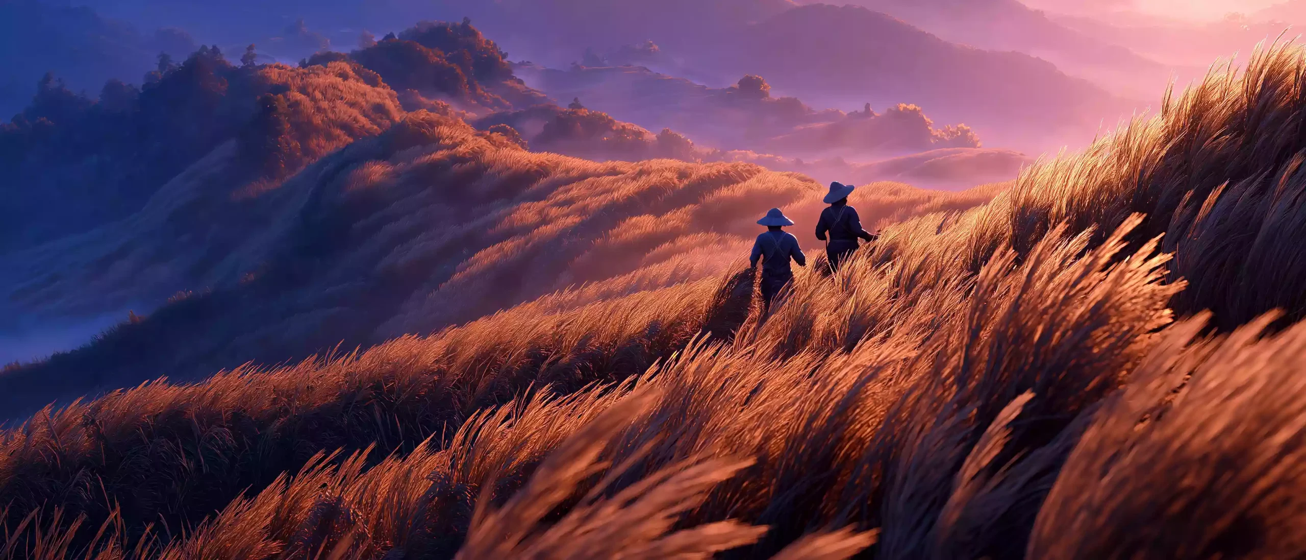 苗族・稻谷丰收・金穗满地