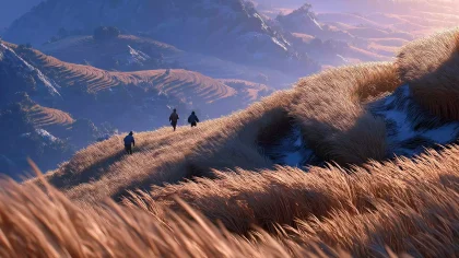 苗族・稻谷丰收・金穗满地