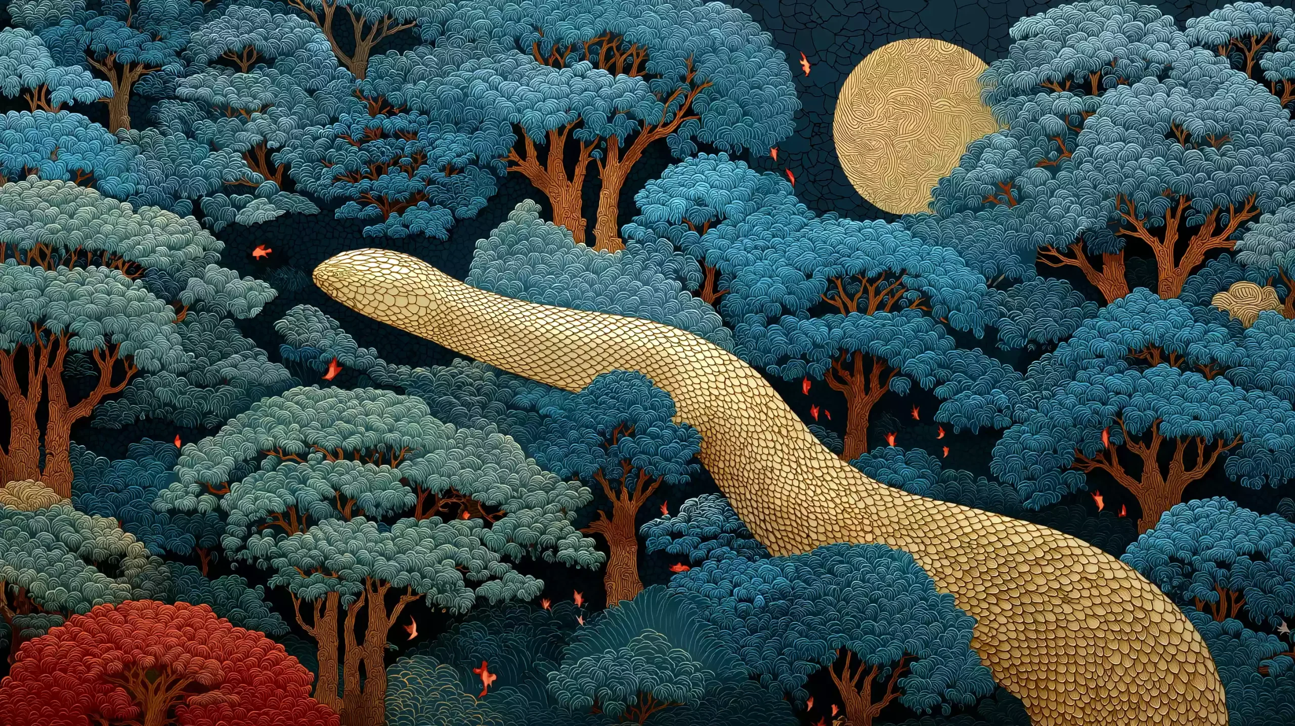 史记斩蛇瑞兆 芒砀山神秘 巨蛇