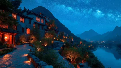 苗-月光苗寨・宁静之夜