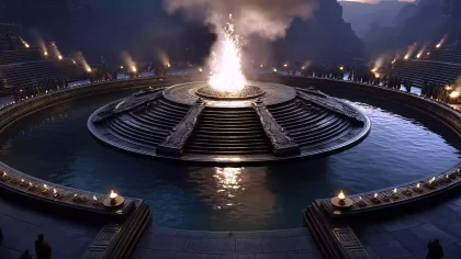 苗-祭天高台·烟燎升腾