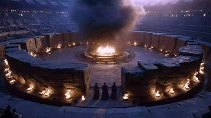 苗-祭天高台·烟燎升腾