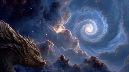 乳海搅动的星云漩涡