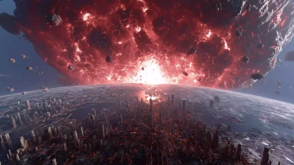 《淮南子・共工触山》天地动荡