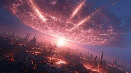 《淮南子・共工触山》天地动荡