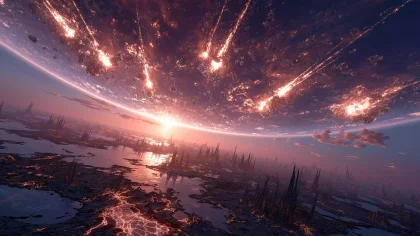 《淮南子・共工触山》天地动荡