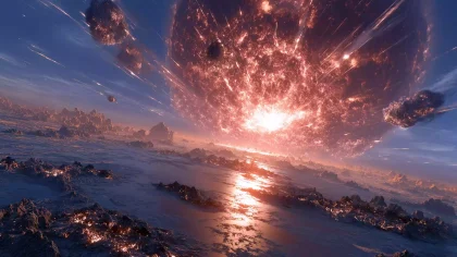 《淮南子・共工触山》天地动荡