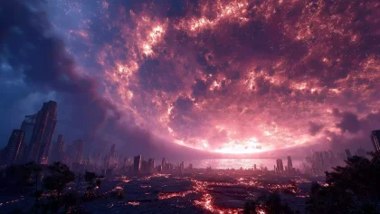 《淮南子・后羿射日》九曜殒落