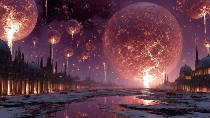 《淮南子・后羿射日》九曜殒落