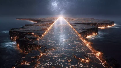 世界的骨骼 大地天空