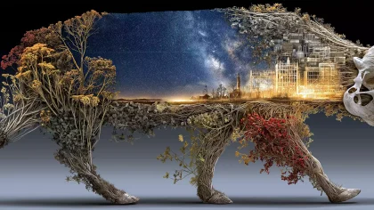 原牛尸骸化万物