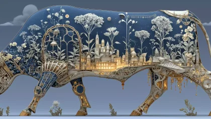 原牛尸骸化万物