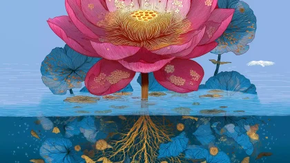 尼罗河的圣洁莲花