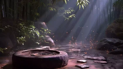 儒术教化・乡学讲经 光束