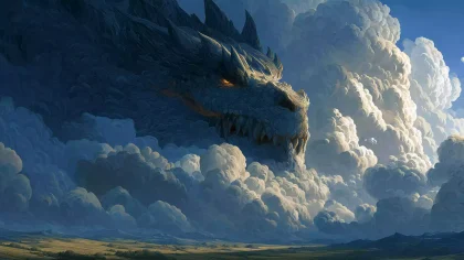 苗族・龙图腾腾・云纹缭绕