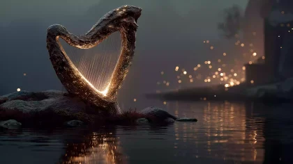 《布拉基的诗歌之泉》 水晶泉竖琴