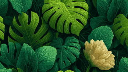 热带植物插画 自然生机商用素材