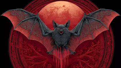 吸血生物 死亡纹样