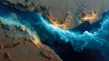 埃及・阿努凯特・洪泛控制 纳米水幕