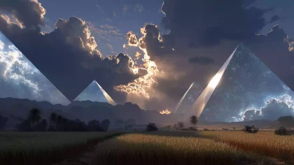 埃及・永世之野・数据农场 光纤麦田