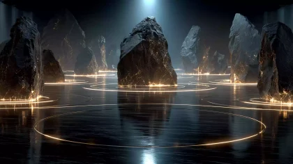 《洪水预言水晶阵》激光网格