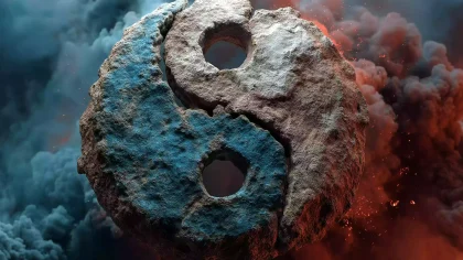 女娲补天：五色石流