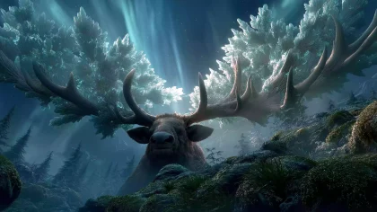 太阳母鹿角林・地轴生命之树