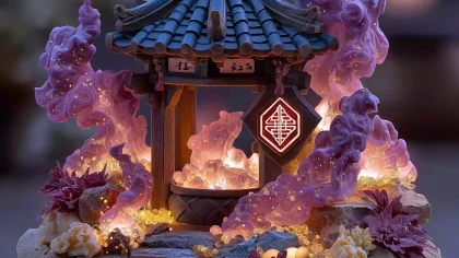 汉武帝李少君炼丹 汉代写实