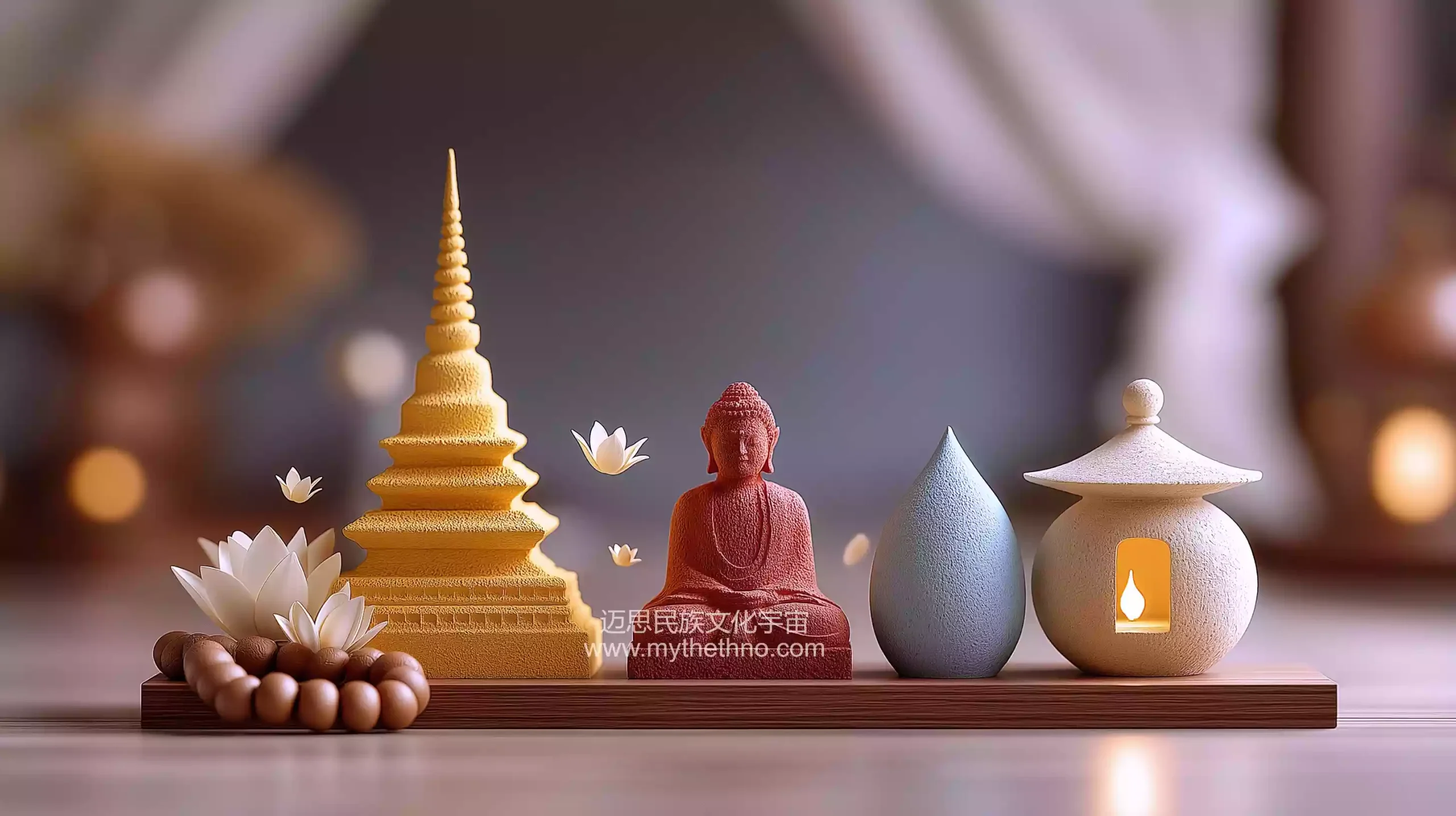 佛教三宝物・佛法僧显 - 图片 2