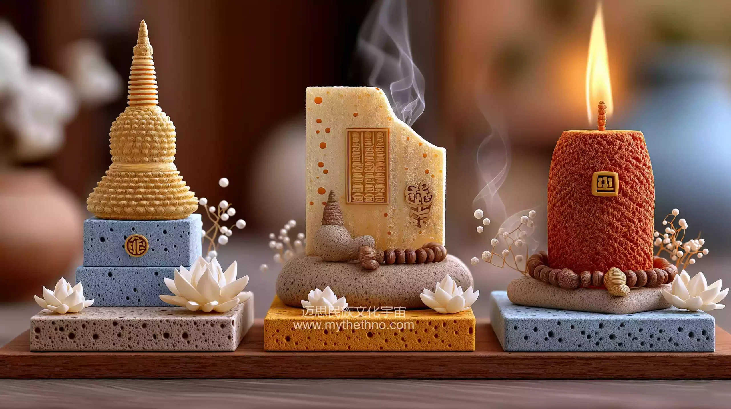 佛教三宝物・佛法僧显