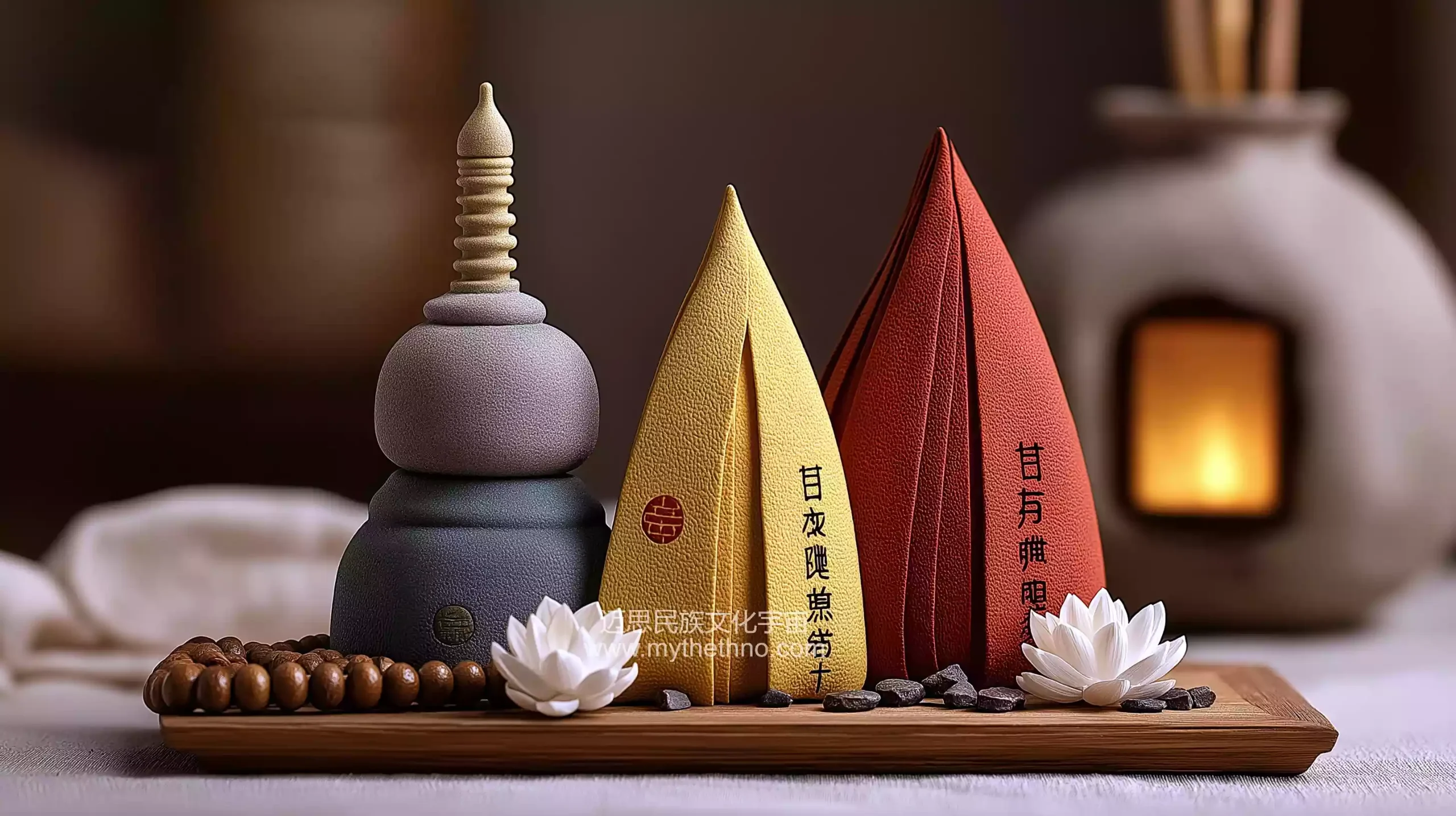 佛教三宝物・佛法僧显 - 图片 3