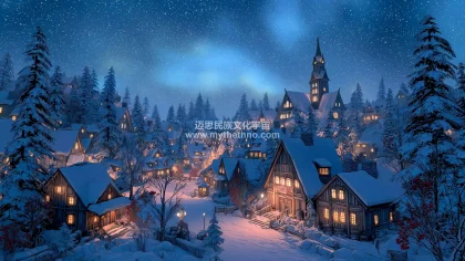 北欧的圣诞之夜