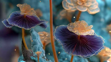 芝草呈祥：鹤翅祥云