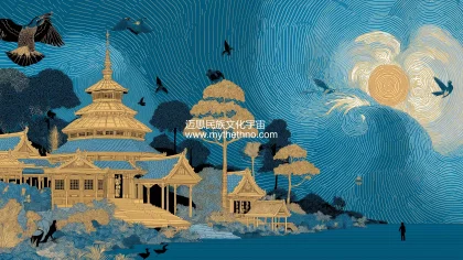 佛寺晨钟・时空对话